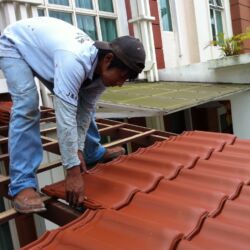 Installation of Clay Roof Tile Clay Roof Tile