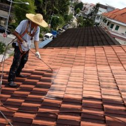 Roof Leakage Repair | Re-Coating of Tile Roof